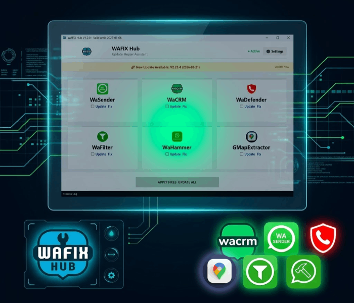 واجهة نظام WaFIX